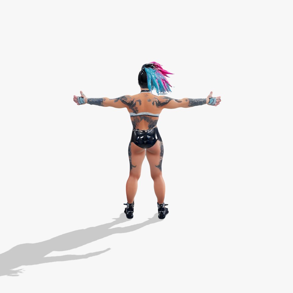 Cyberpunk Tattooed Model Pack